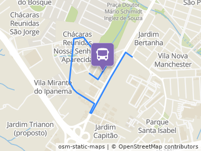 Mapa da parada