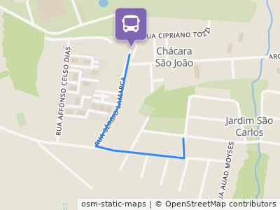 Mapa da parada