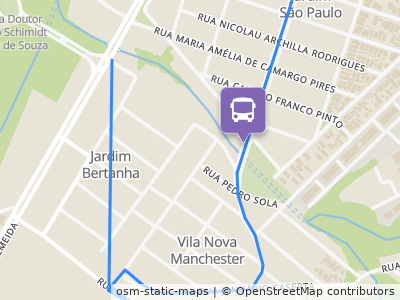 Mapa da parada