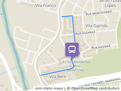 Mapa da parada