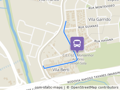 Mapa da parada