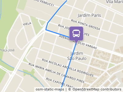 Mapa da parada