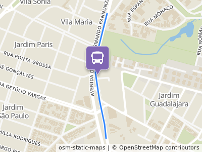Mapa da parada