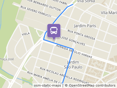 Mapa da parada