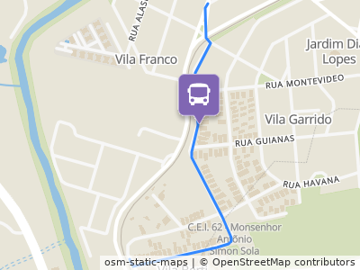 Mapa da parada