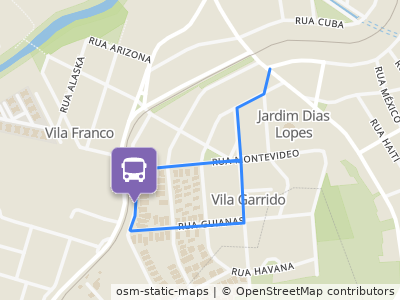 Mapa da parada