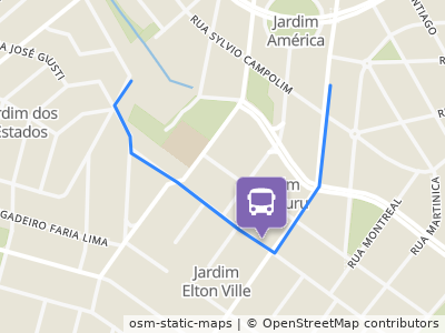 Mapa da parada