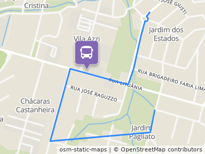 Mapa da parada