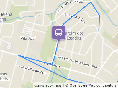 Mapa da parada