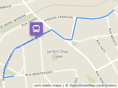 Mapa da parada