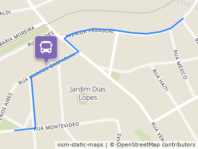 Mapa da parada