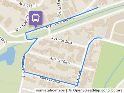Mapa da parada