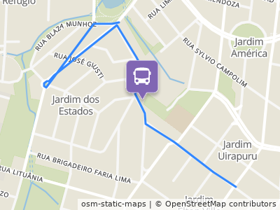 Mapa da parada