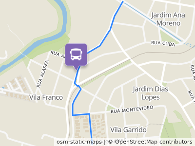 Mapa da parada