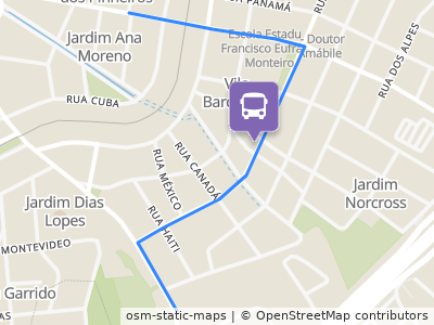 Mapa da parada