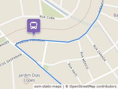 Mapa da parada