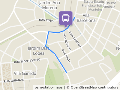 Mapa da parada