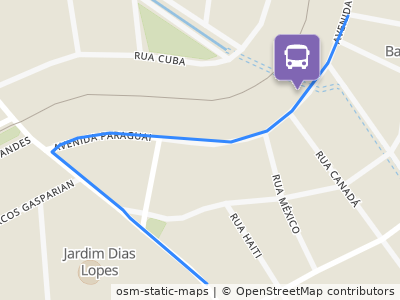 Mapa da parada