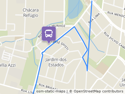 Mapa da parada