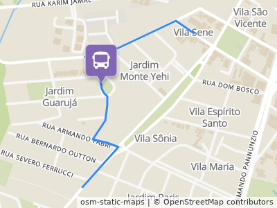Mapa da parada