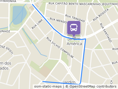 Mapa da parada
