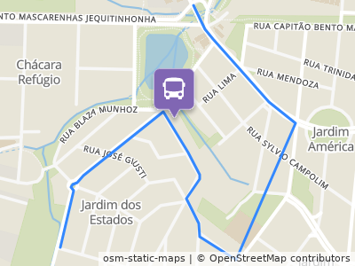 Mapa da parada