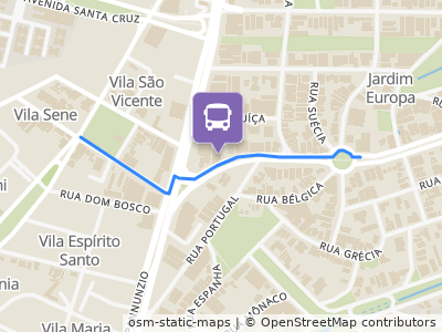 Mapa da parada