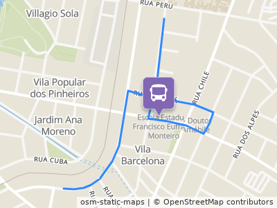 Mapa da parada