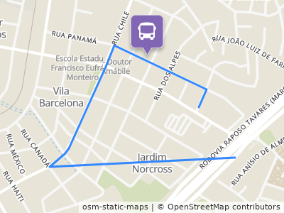 Mapa da parada