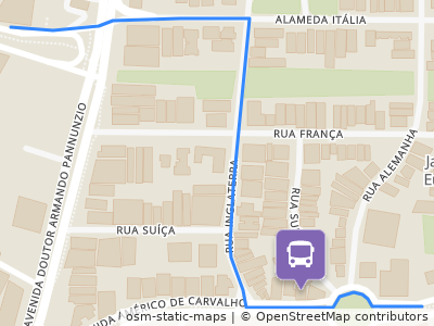 Mapa da parada
