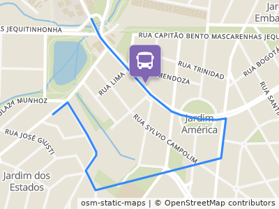 Mapa da parada