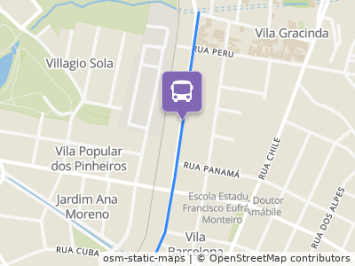 Mapa da parada