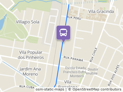 Mapa da parada