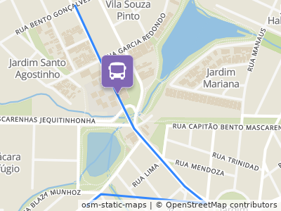 Mapa da parada