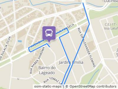 Mapa da parada