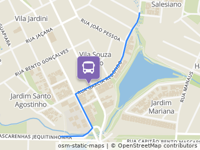 Mapa da parada