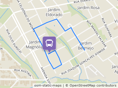 Mapa da parada