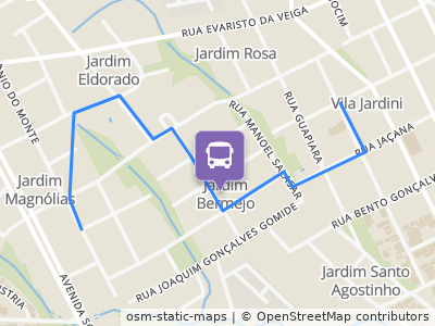 Mapa da parada