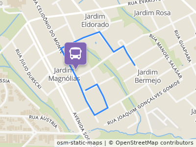 Mapa da parada