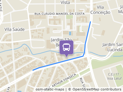 Mapa da parada