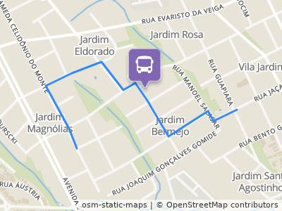 Mapa da parada