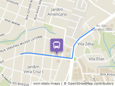 Mapa da parada