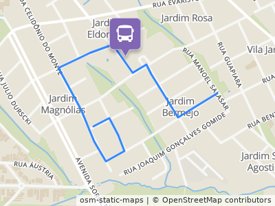 Mapa da parada