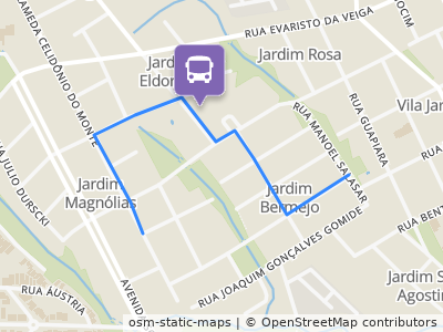 Mapa da parada