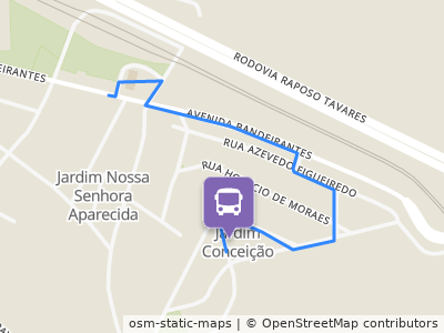 Mapa da parada