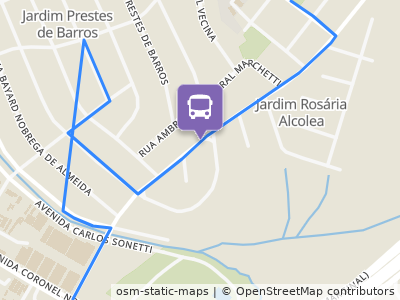 Mapa da parada