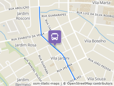 Mapa da parada