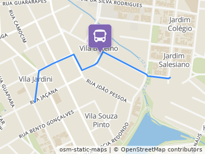 Mapa da parada