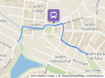 Mapa da parada