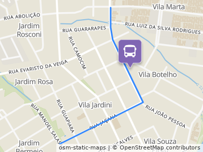 Mapa da parada